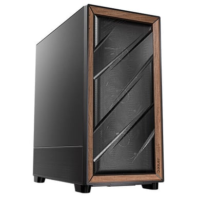 Antec FLUX SE Midi Tower Negro, Madera