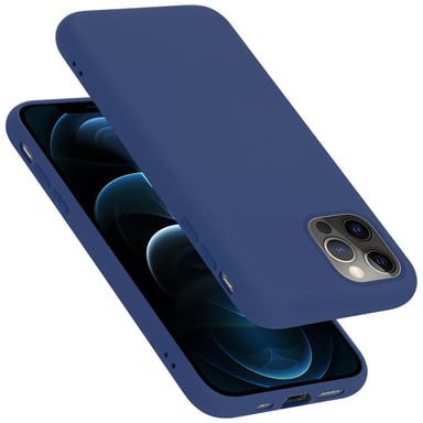 Coque pour Apple iPhone 13 MINI en LIQUID BLUE Housse de protection Étui en silicone TPU flexible
