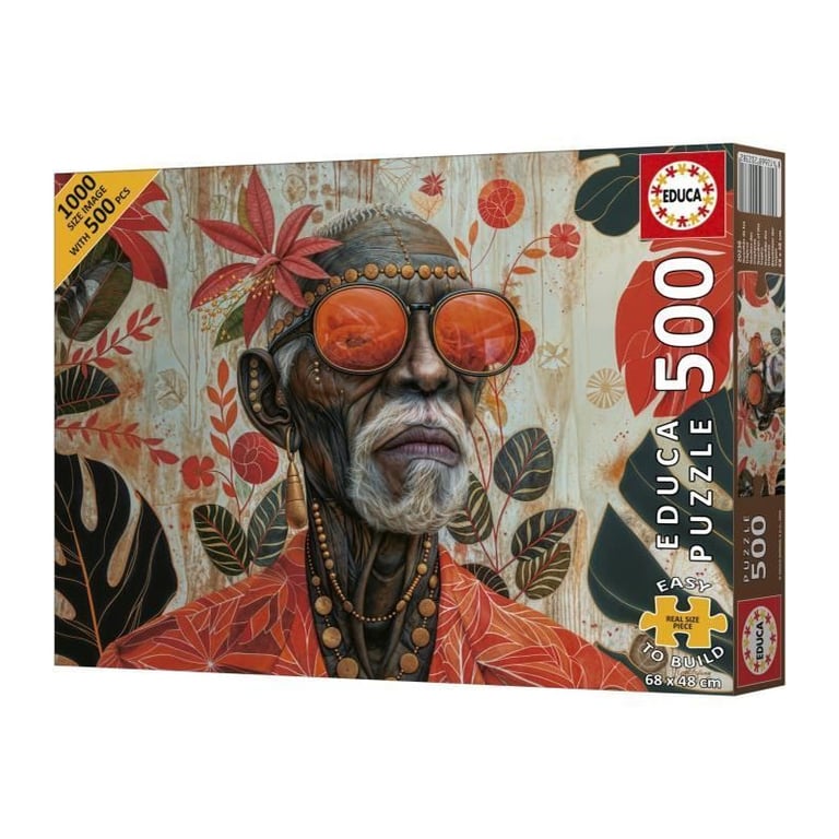 Puzzle EDUCA Gardien des Tropiques 500 pièces Paysage et nature 68 x 48 cm - vue 3