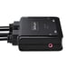 StarTech.com C2-H46-UAC-CBL-KVM interruptor KVM Negro
