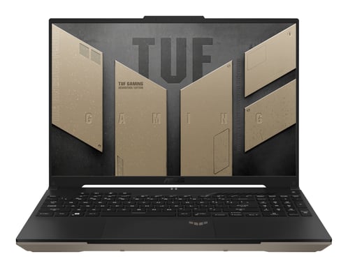 PC Portatile Gamer ASUS TUF Gaming A16 Ryzen 7 7435HS (16'') 16 GB 512 GB SSD Radeon RX 7600S, Nero, Sabbia