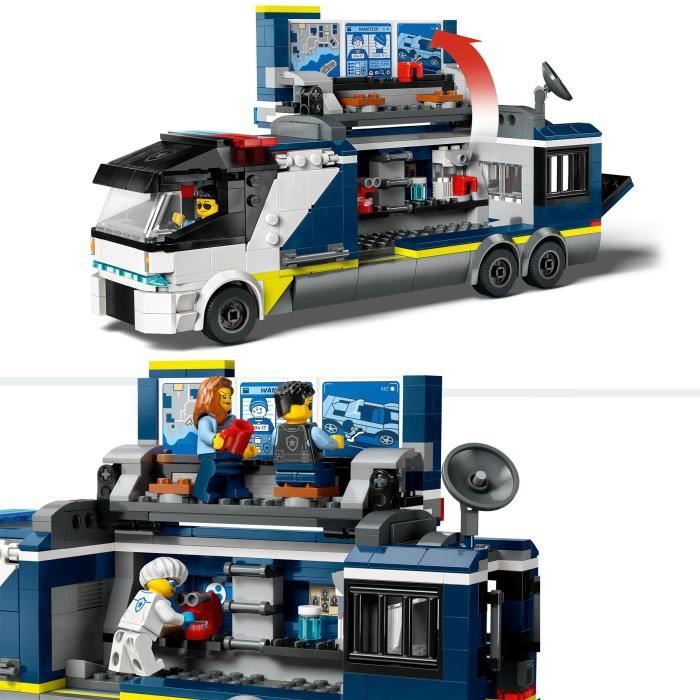 Lego City Le Laboratoire De Police Scientifique Mobile 60418 Lego - vue 4