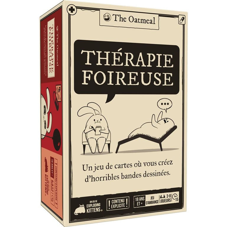 Jeu d'ambiance Asmodee Thérapie Foireuse - vue 2