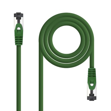 Nanocable Cable de Red Latiguillo Cat.8.1 2GHz LSZH SSTP AWG26, Verde, 2 m