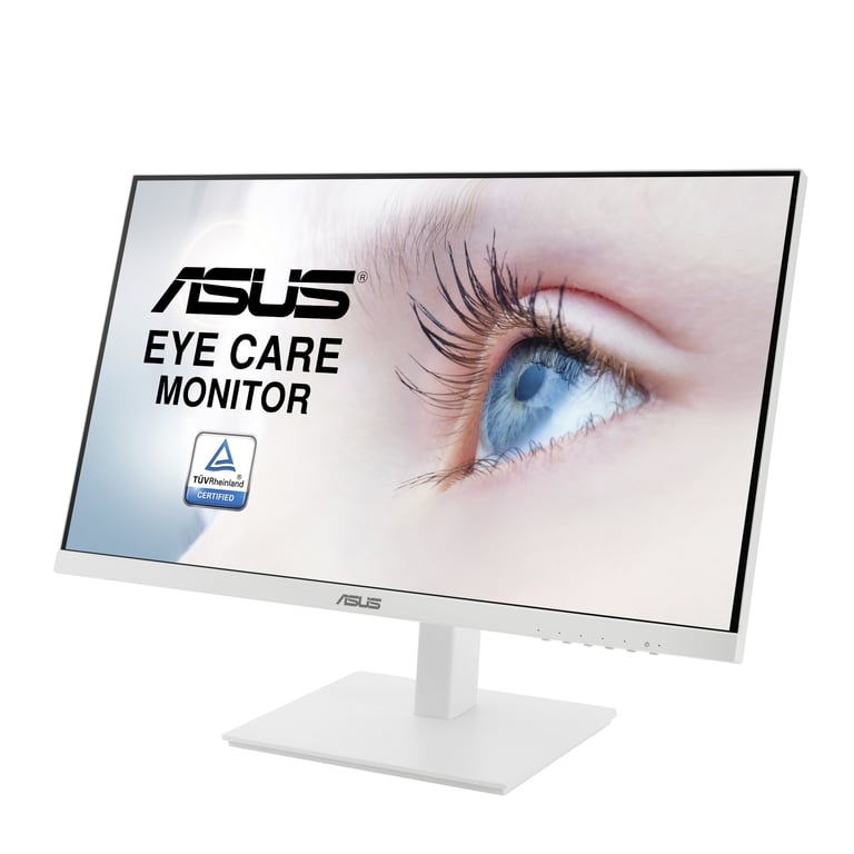 ASUS VA27DQSB W Ecran PC 27" FHD Dalle IPS 16:9 75Hz 1920x1080 250cdm² Display Port HDMI VGA et 2x USB Technologie ASUS Eye Care Haut parleurs Ajustement hauteur et pivot - vue 4