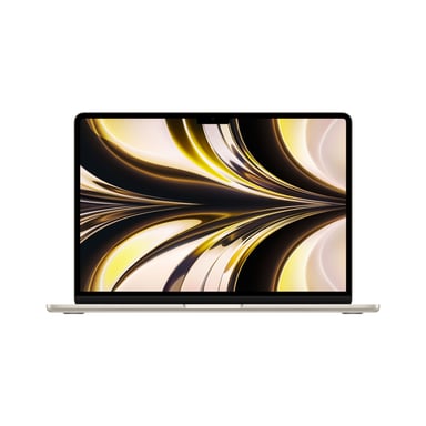 MacBook Air M2 (2022) 13.6', 3.5 GHz 256 Go 8 Go  Apple GPU 10, Lumière stellaire - AZERTY