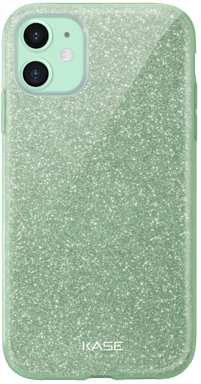 Carcasa fina de purpurina para Apple iPhone 11, Verde