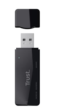 Lettore di schede di memoria USB NANGA Trust Nero