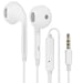 Écouteurs Filaires Jack 3.5mm Télécommande Microphone MH135 Oppo Blanc