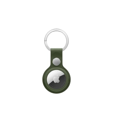 Airtag Finewoven Key Ring Moss