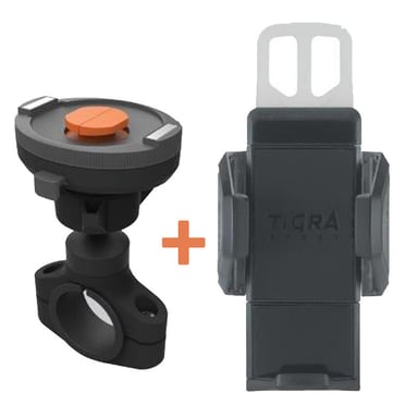 Pack Support Moto Fixation Guidon + Dock Universel - FITCLIC™ NEO™