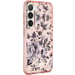 Custodia Guess Flower Collection per Samsung Galaxy S23+, rosa