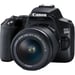Canon EOS 250D + EF-S 18-55mm f/3.5-5.6 III Kit d'appareil-photo SLR 24,1 MP CMOS 6000 x 4000 pixels Noir