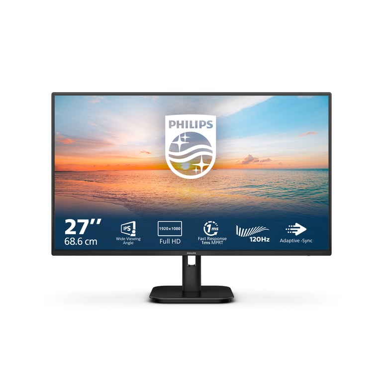 Philips 27E1N1100A Moniteur Full HD 27" Haut Parleur intégré Temps de réponse de 1 ms 1920x1080 100 Hz VGA HDMI 1.4 - vue 2