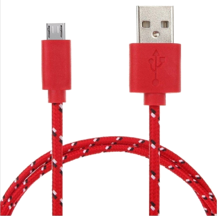 Cable Tressé pour Manette Playstation 4 PS4 3m Universel Chargeur Connecteur Micro USB Tissu Tissé L