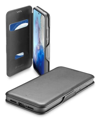 Cellularline Book Clutch - Galaxy S20 Funda de libro con cierre de seguridad magnético