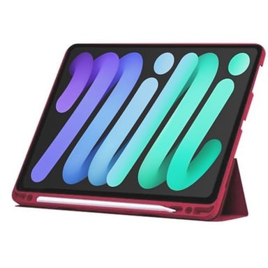 Eiger Funda para iPad Mini 6 reforzado con función de soporte magnético Rojo