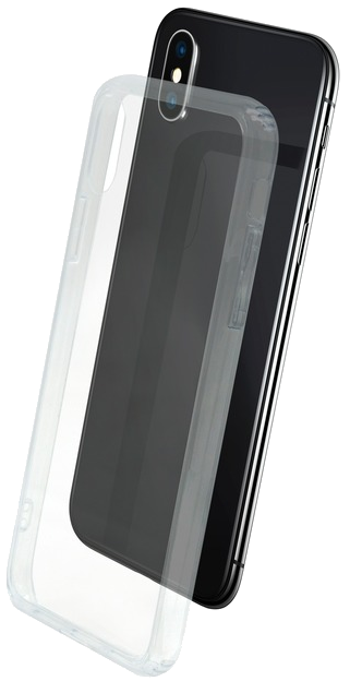Glasskin Coque Glass Case Transparente: Apple Iphone X