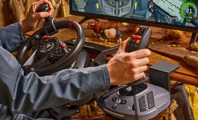 Thrustmaster SimTask FarmStick X, 33 botones, H.E.A.R.T, 23 x 19 x 18,5 cm, 858 g