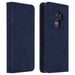 Funda cartera Samsung Galaxy S9 Plus Función Soporte Silicona – Azul oscuro