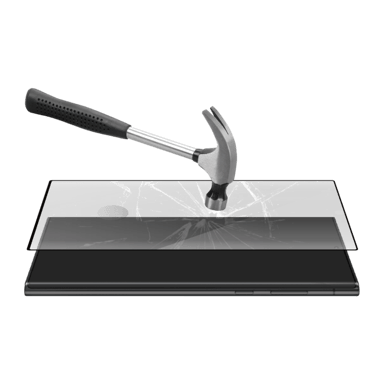 Protezione dello schermo in vetro temperato da bordo a bordo per Samsung Galaxy S22 Ultra 5G, nero