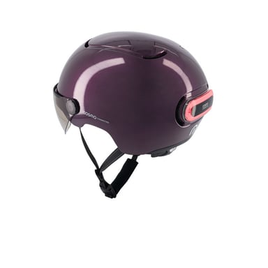 Casque vélo Cosmo Connected Fusion+ Violet Brillant Metallise