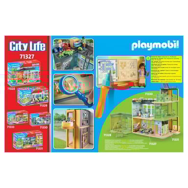 Escuela City Life con accesorios y personajes