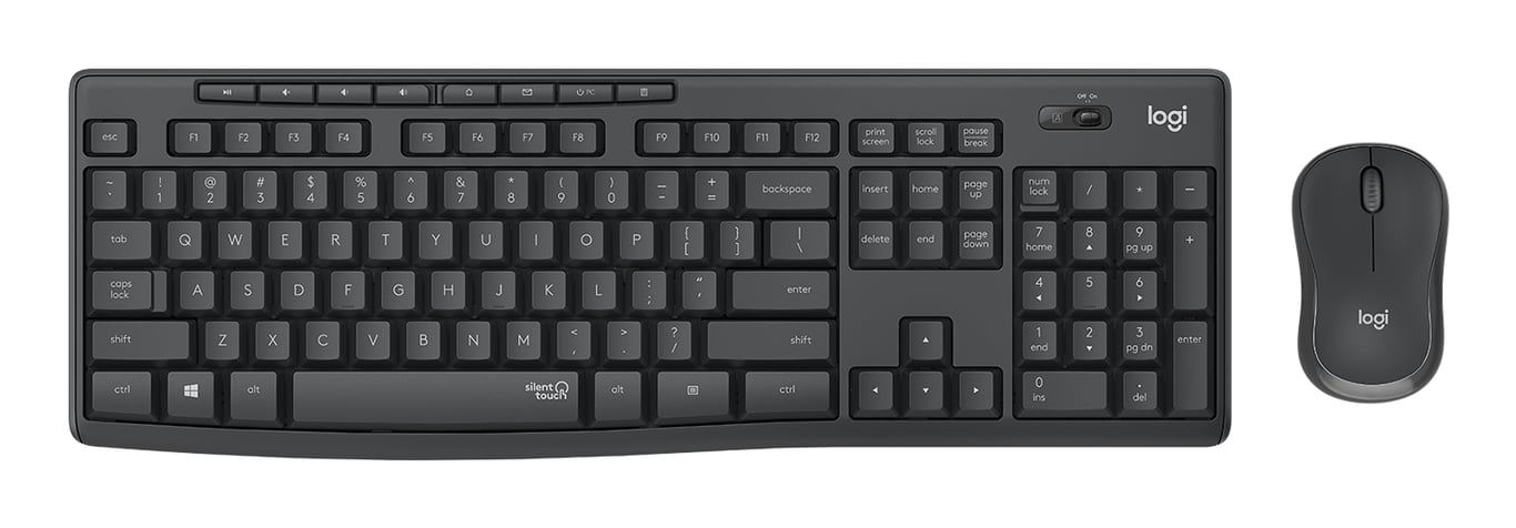 Logitech MK295 Silent Ensemble clavier et sans fil 2.4 GHz QWERTZ Suisse - vue 3