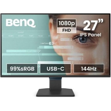 Monitor BenQ GW2790C 27'' FullHD 144Hz IPS USB-C Bisel Ultrafino Altavoces 5ms