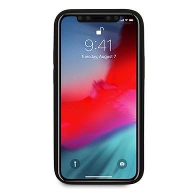 Custodia Ferrari per iPhone 12 mini 5,4'' Nero Off Track Trapuntato