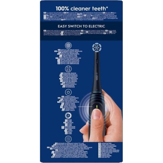 Oral-B iO 2 Adulte Brosse à dents rotative Noir - Neuf