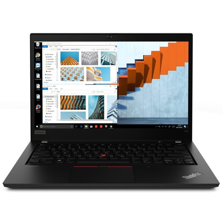 Lenovo ThinkPad T14 Gen 1 - 8Go - SSD 256Go Noir Reconditionné - vue 2