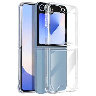 Avizar Funda Samsung Galaxy Z Flip 6 Esquinas Reforzadas Bordes Elevados Transparente