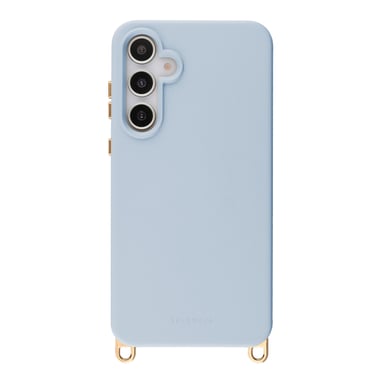 Selencia Coque arrière Rivièra avec MagSafe avec crochets amovibles pour Samsung Galaxy S25 / S24 - Powder Blue