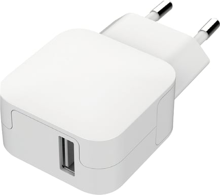 Bigben Connected WOWCS1USB2AW cargador de dispositivo móvil Smartphone Blanco Corriente alterna Interior