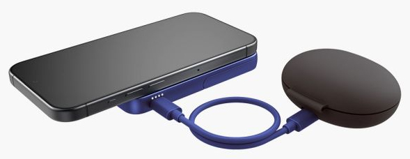 Fresh 'n Rebel 228300 batería externa Polímero de litio 5000 mAh Cargador inalámbrico Azul