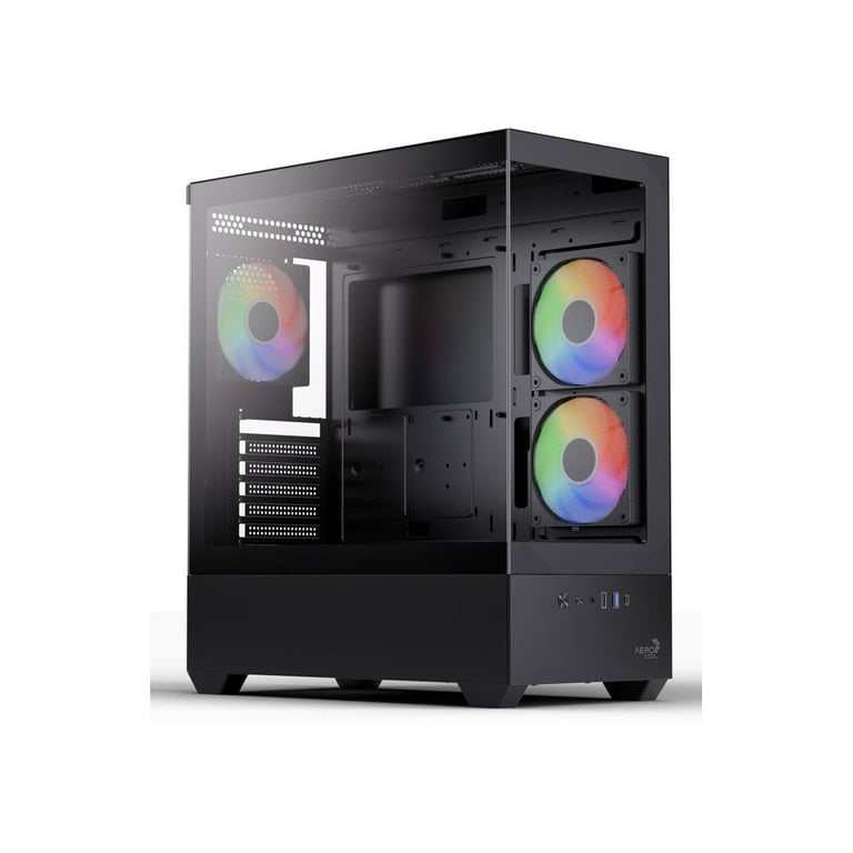Boîtier Mid Tower AEROCOOL P500D Verre trempé 3x120mm A RGB USB C - vue 3