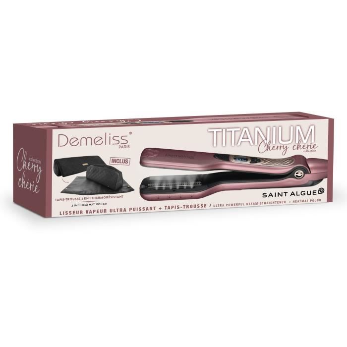 Lisseur DEMELISS 5 températures 40 ml Max 230° Cherry Chérie - vue 3