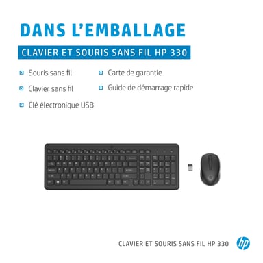 HP Combinación de teclado y ratón inalámbricos 330
