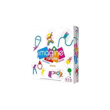 Imagine Famille - Jeu de Société Créatif pour Enfants et Parents