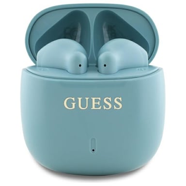 TWS Guess Cuffie senza fili con logo classico stampato blu