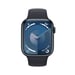 Watch Series 9 GPS, cassa in alluminio da 45 mm con fibbia sportiva, nero