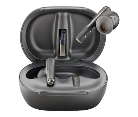 Poly Étui de chargement écran tactile noir Voyager Free 60+ UC pour BT700 adaptateur USB-A