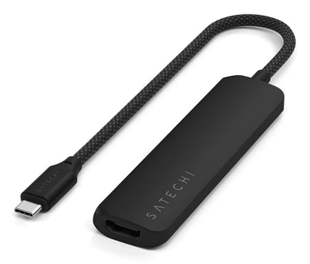 Satechi ST-P4SK hub & concentrateur USB Type-C 10000 Mbit/s Noir - Neuf