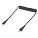 StarTech.com Cable de 50cm de Carga USB C a USB C, Cable USB Tipo C Rizado de Carga Rápida y Servicio Pesado, Cable USB 2.0 USBC, de Fibra de Aramida