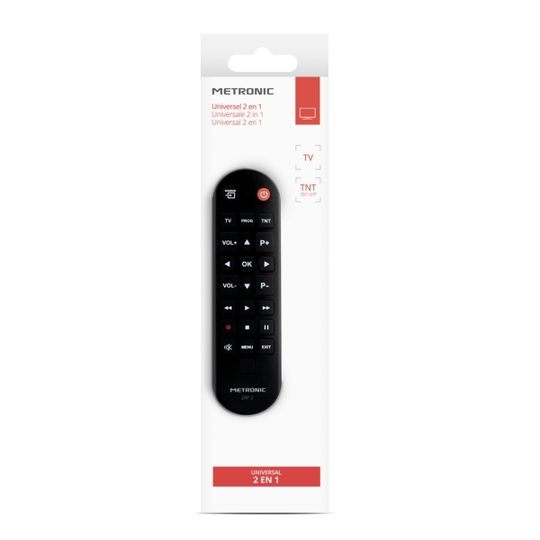 Télécommande universelle Metronic ZAP 2 pour TV + TNT Neuf - vue 2