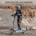 Patinete Eléctrico Ausom DT2 Pro, Motores 21100W, Batería de 52V 23.4Ah, Neumáticos de 10.3”, Velocidad Máxima de 68 km/h, Autonomía Máxima de 115 km, Frenos de Disco Hidráulicos Delanteros y Traseros, Suspensión de Brazos Oscilantes.