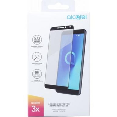 Alcatel Protector de pantalla para Alcatel 3X de cristal templado ultrarresistente Transparente