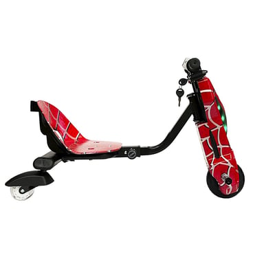 Triciclo Drift Infantil 3 Ruedas Pantalla LCD, Batería de Litio 36V, Velocidad 25 km/h, Autonomía 20 km, Blanco