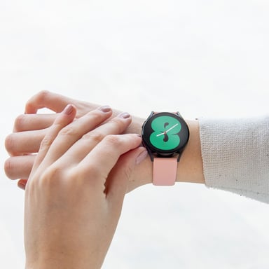 imoshion Bracelet sport en silicone - Connexion universelle 22 mm - Rose